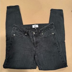Paige Verdugo Ankle Black Skinny Jeans - Size 27
